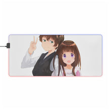 Load image into Gallery viewer, Hyouka Eru Chitanda RGB LED Mouse Pad (Desk Mat)
