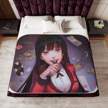 Load image into Gallery viewer, Kakegurui Yumeko Jabami Sherpa Blanket
