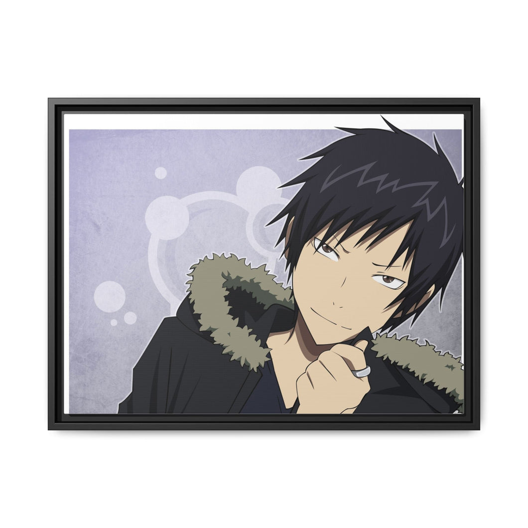 Durarara!! Izaya Orihara Canvas Framed Art Print