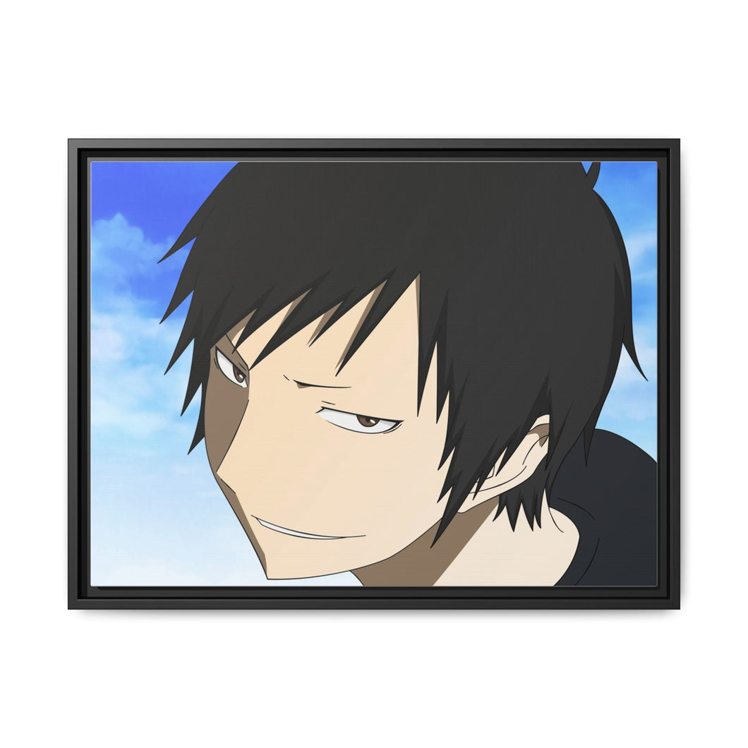 Durarara!! Izaya Orihara Canvas Framed Art Print
