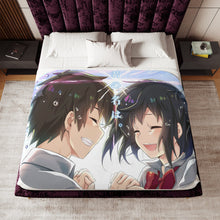 Load image into Gallery viewer, Taki and Mitsuha (Your Name) Sherpa Blanket

