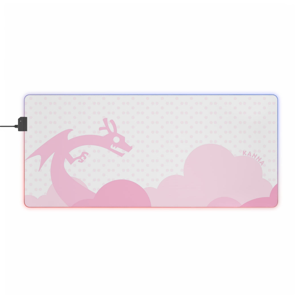 Miss Kobayashi's Dragon Maid Kanna Kamui, Kobayashi San Chi No Maid Dragon RGB LED Mouse Pad (Desk Mat)