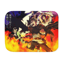 Load image into Gallery viewer, Anime Black Clover Sherpa Blanket
