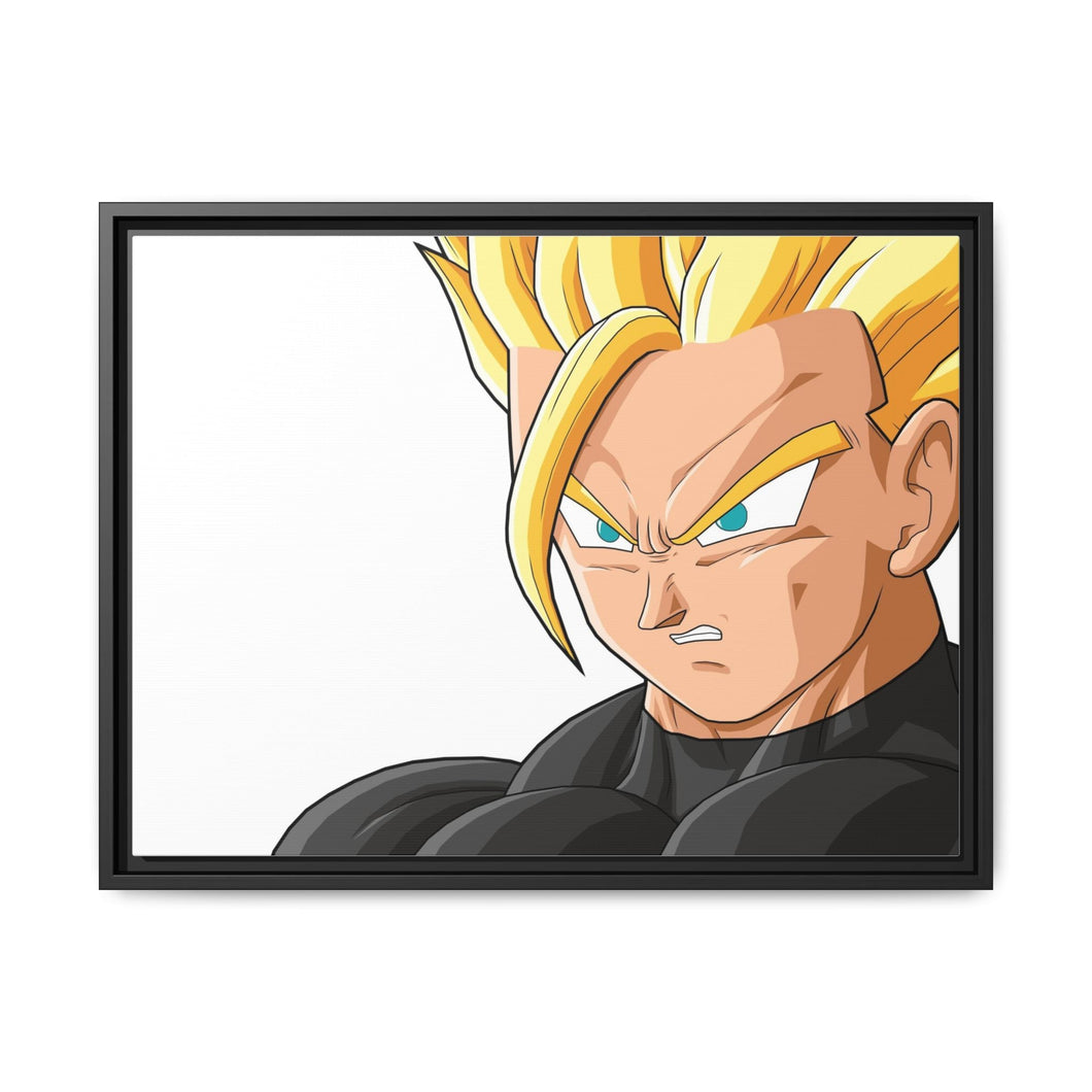 Gohan SSJ Canvas Framed Art Print