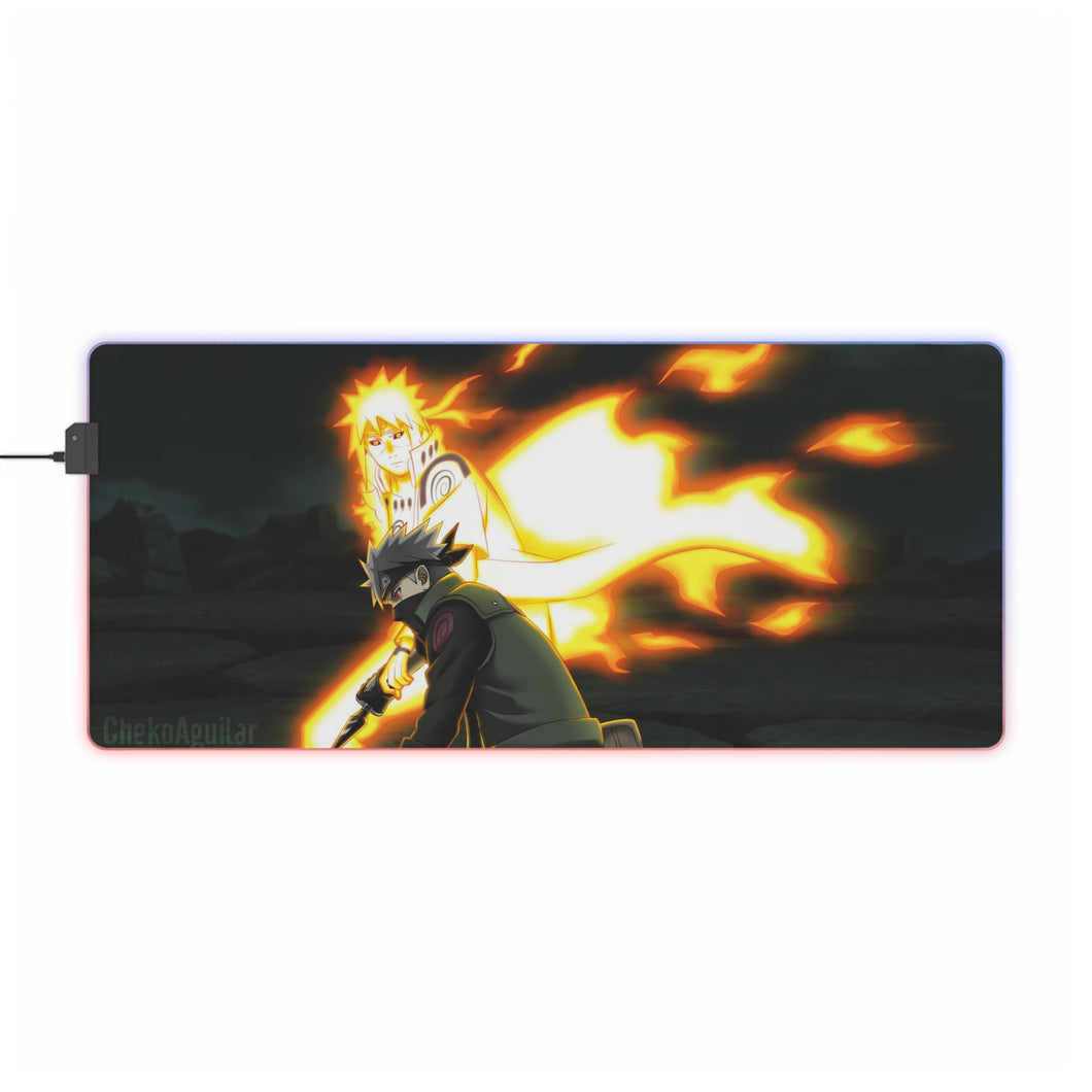 Anime Naruto RGB LED Mouse Pad (Desk Mat)