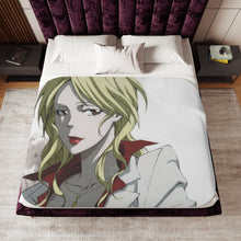Load image into Gallery viewer, Shion Karanomori Face Sherpa Blanket

