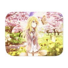 Load image into Gallery viewer, Anime Your Lie in April Sherpa Blanket
