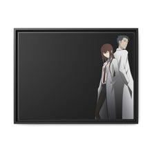 Load image into Gallery viewer, Makise Kurisu &amp; Rintarou Kyouma Canvas Framed Art Print
