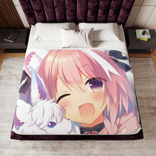 Load image into Gallery viewer, Anime Fate/Apocrypha Sherpa Blanket
