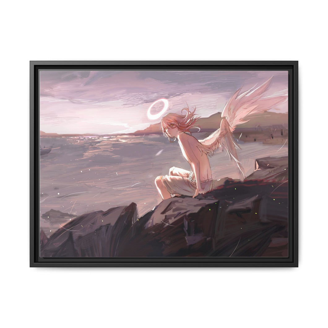 Anime Chainsaw Man Canvas Framed Art Print