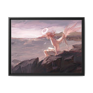 Anime Chainsaw Man Canvas Framed Art Print