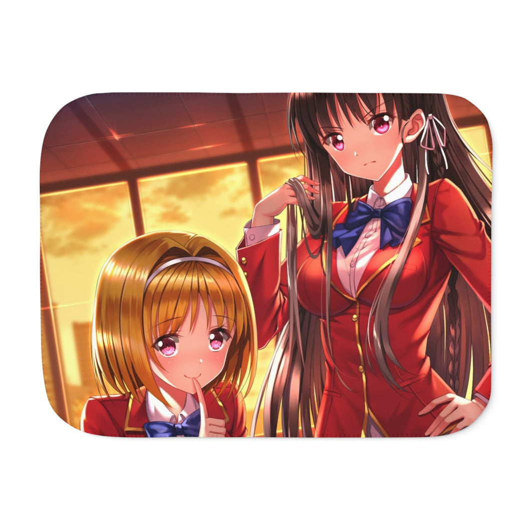 Classroom of the Elite Suzune Horikita Sherpa Blanket