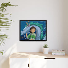Load image into Gallery viewer, Anime Spirited Away Canvas Framed Art Print
