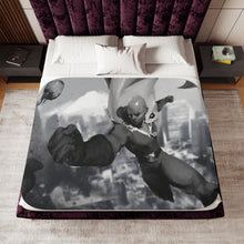 Load image into Gallery viewer, Saitama Sherpa Blanket

