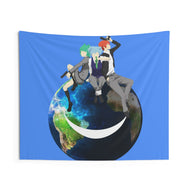 Assassination Classroom Karma Akabane, Nagisa Shiota, Kaede Kayano Indoor Wall Tapestry