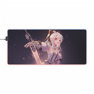 Illyasviel Von Einzbern (Video in description) RGB LED Mouse Pad (Desk Mat)