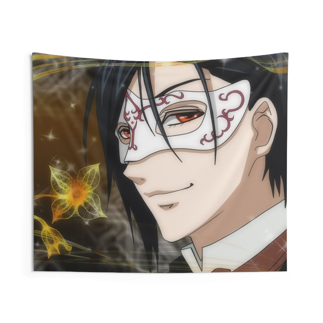 Black Butler Indoor Wall Tapestry