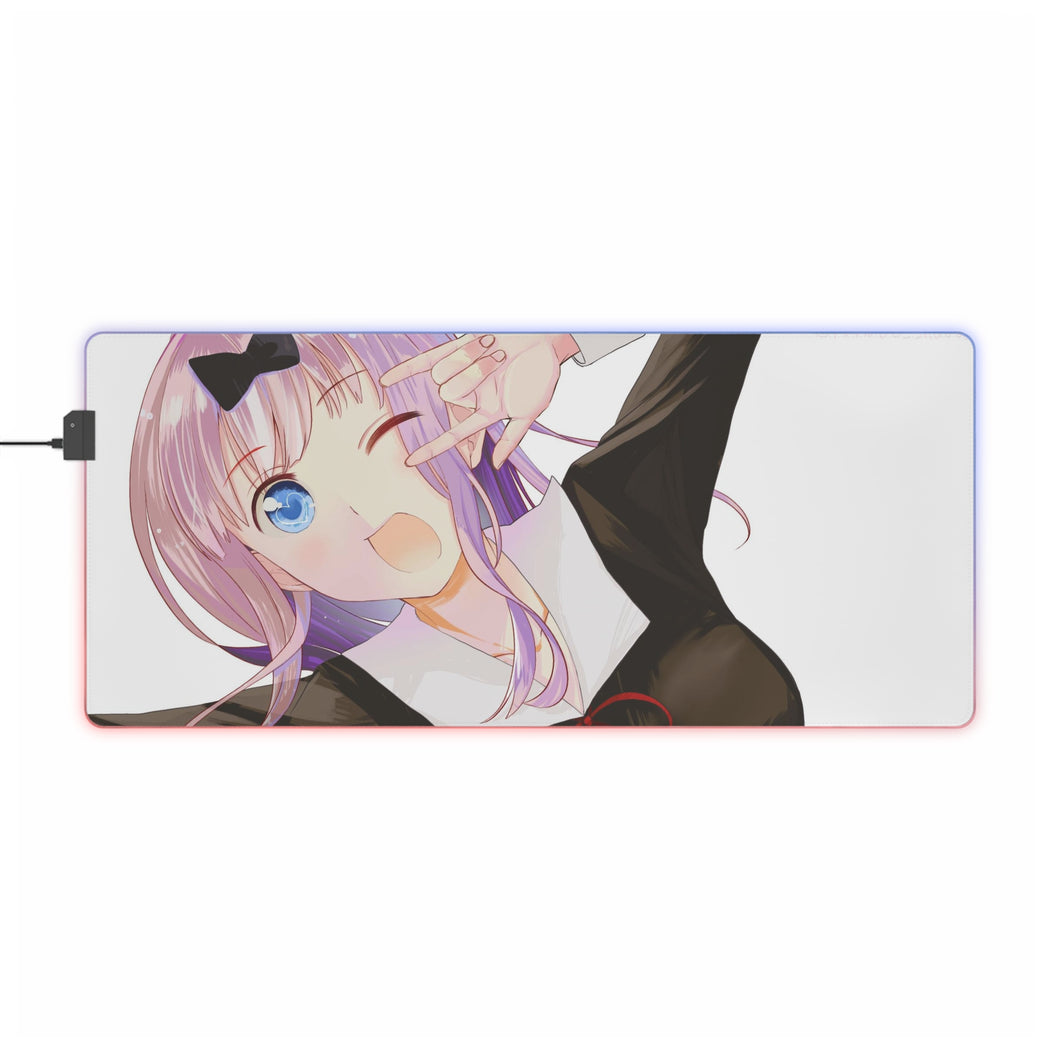 Chika Fujiwara RGB LED Mouse Pad (Desk Mat)