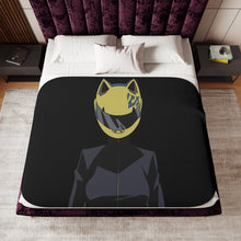 Load image into Gallery viewer, Durarara!! Celty Sturluson Sherpa Blanket
