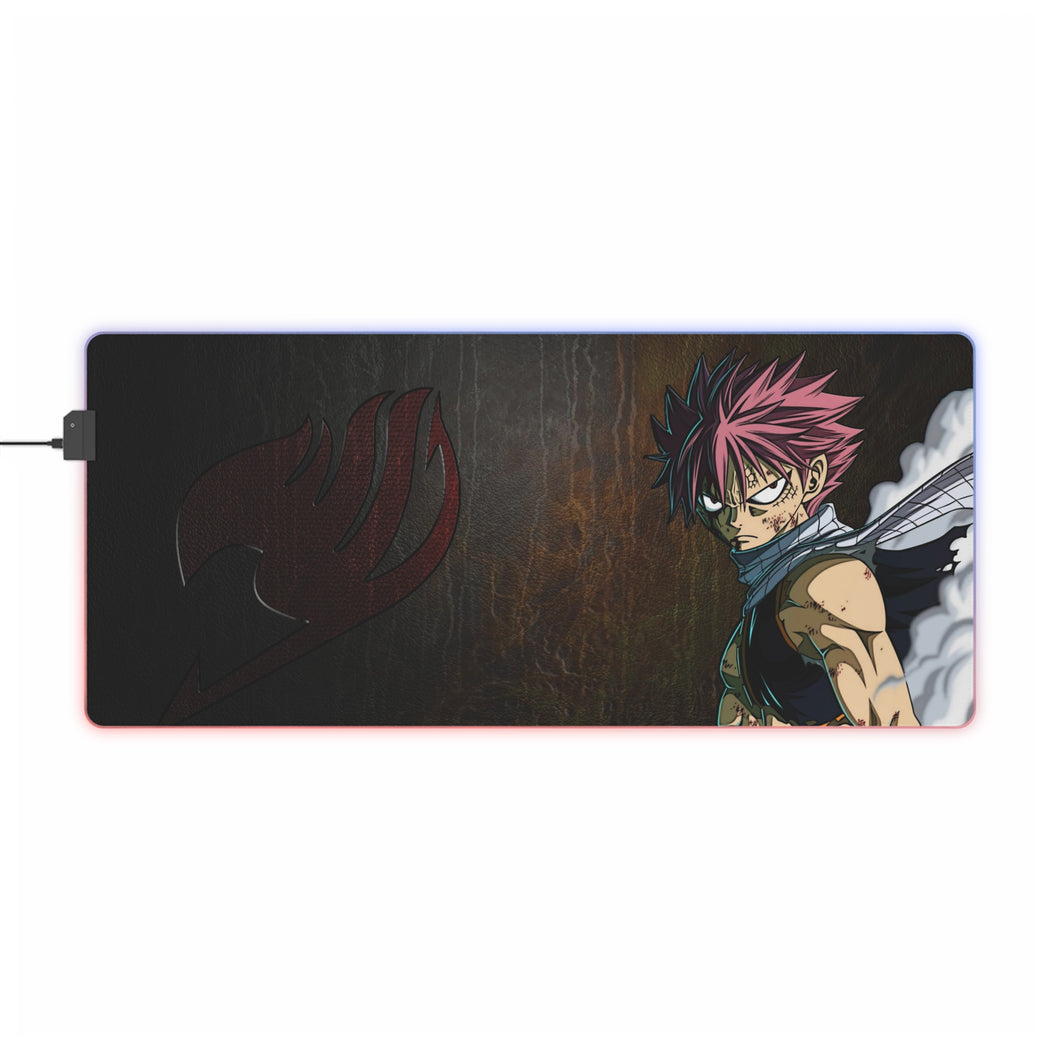 Fairy Tail Natsu Dragneel RGB LED Mouse Pad (Desk Mat)