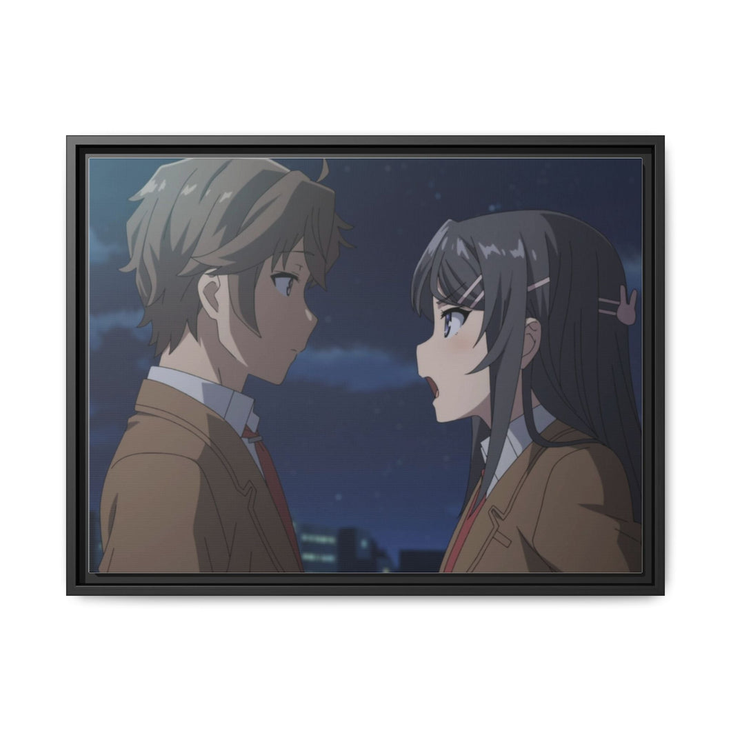 Take Care of Her Canvas Framed Art Print