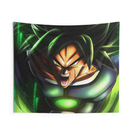 Broly Legendary Saiyan Indoor Wall Tapestry