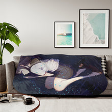 Load image into Gallery viewer, Eru Chitanda  Sadness Sherpa Blanket
