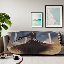 Load image into Gallery viewer, Bleach Ichigo Kurosaki Sherpa Blanket
