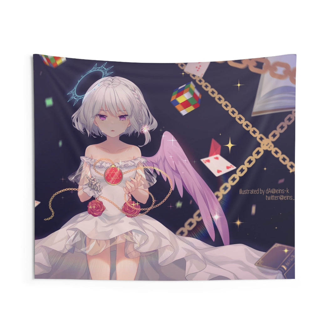 Angel of the game Indoor Wall Tapestry