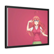 Load image into Gallery viewer, Itsuki Nakano from 5-Toubun no Hanayome Canvas Framed Art Print
