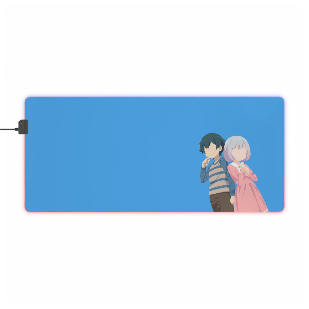 EroManga-Sensei RGB LED Mouse Pad (Desk Mat)