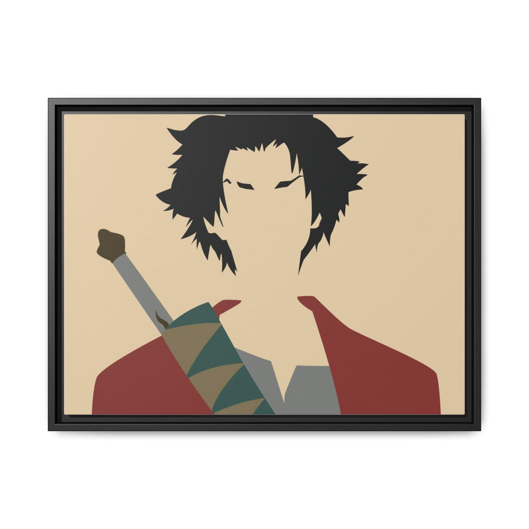 Anime Samurai Champloo Canvas Framed Art Print