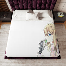 Load image into Gallery viewer, Violet Evergarden Sherpa Blanket
