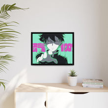Load image into Gallery viewer, Mob Psycho 100 Shigeo Kageyama Canvas Framed Art Print
