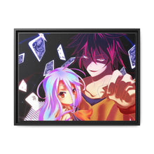 Load image into Gallery viewer, Sora and Shiro Canvas Framed Art Print
