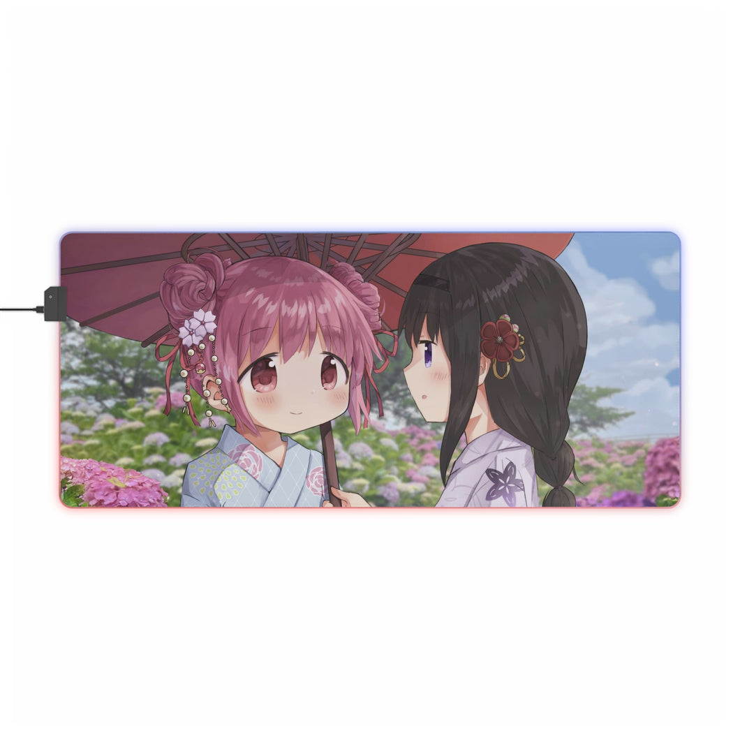 Puella Magi Madoka Magica RGB LED Mouse Pad (Desk Mat)
