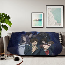 Load image into Gallery viewer, Parasyte -the Maxim- Main Members and Villain Sherpa Blanket
