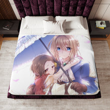 Load image into Gallery viewer, Violet Evergarden Sherpa Blanket
