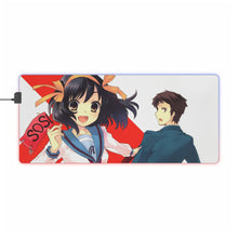 Load image into Gallery viewer, The Melancholy Of Haruhi Suzumiya RGB LED Mouse Pad (Desk Mat)
