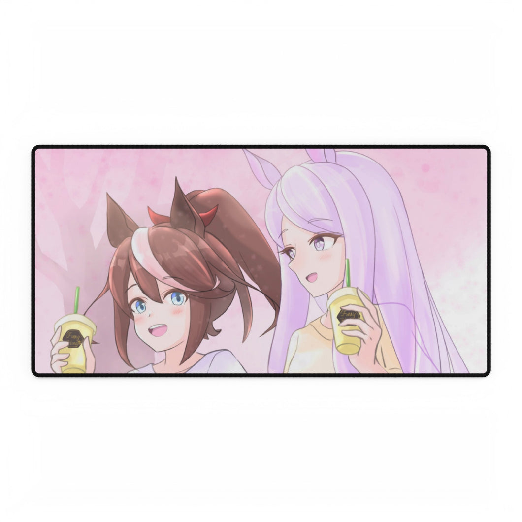Mejiro McQueen & Tokai Teio Mouse Pad (Desk Mat)