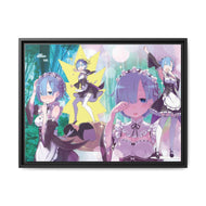 Anime Re:ZERO -Starting Life in Another World- Canvas Framed Art Print