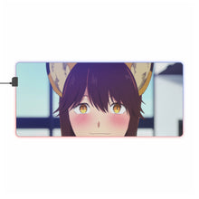 Load image into Gallery viewer, The Ice Guy and His Cool Female Colleague RGB LED Mouse Pad (Desk Mat)

