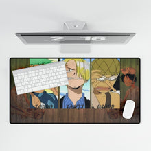 Load image into Gallery viewer, Luffy, zorro, sanji &amp; ussop by WB KHOSKI Mouse Pad (Desk Mat)
