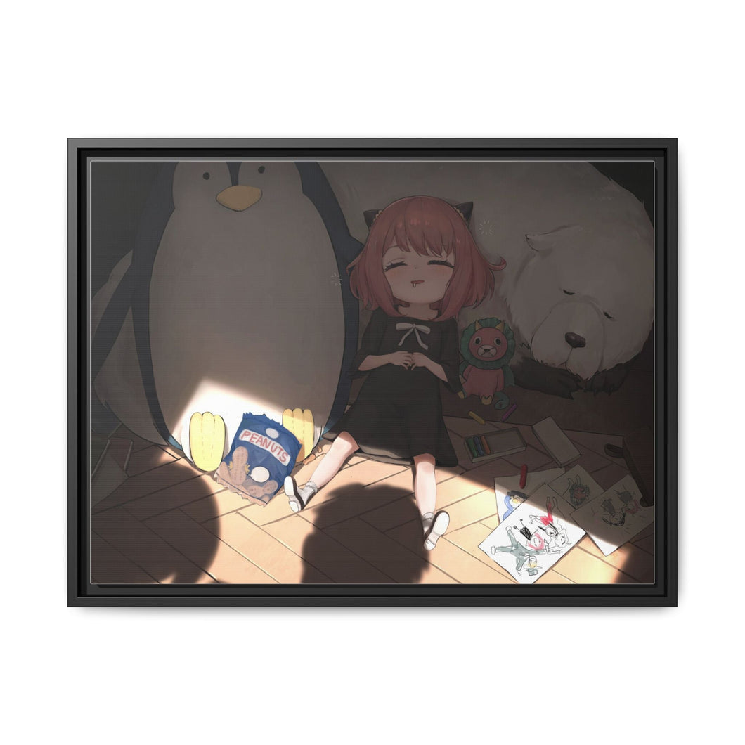 Anime Spy x Family Canvas Framed Art Print