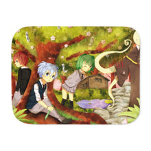 Load image into Gallery viewer, Karma,Nagisa,Kaede and Koro-sensei Sherpa Blanket
