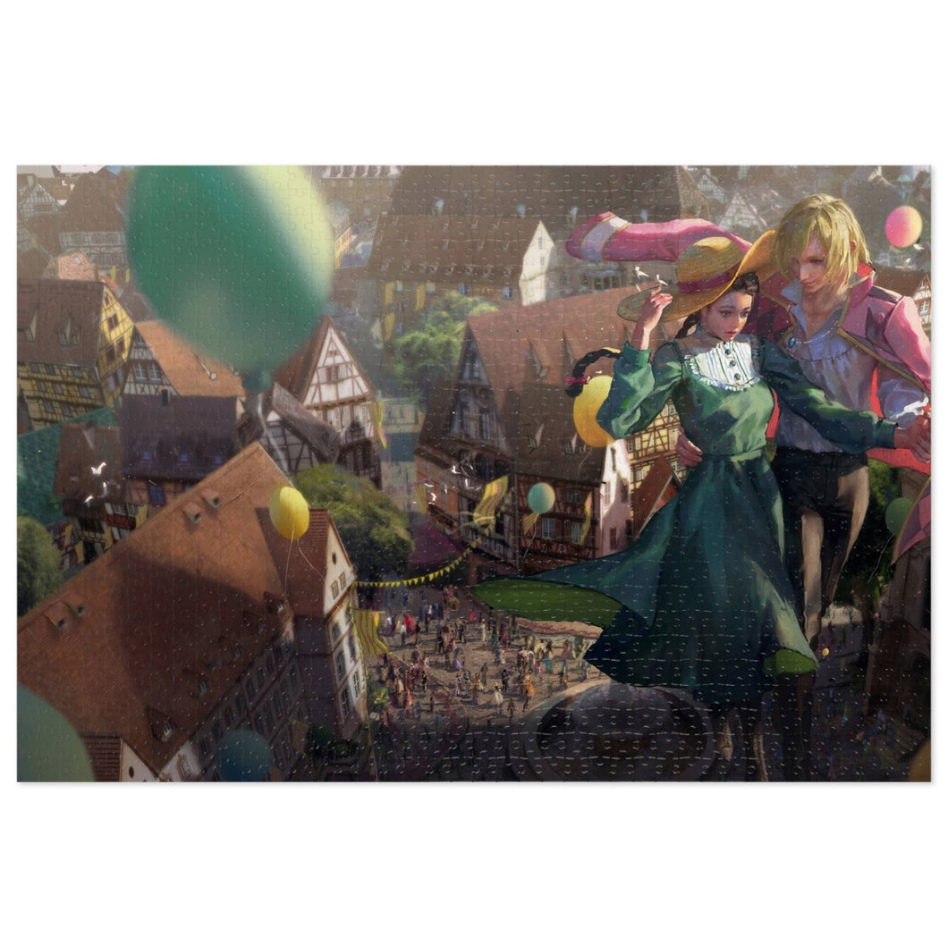 Anime Howl's Moving Castle Jigsaw Puzzle