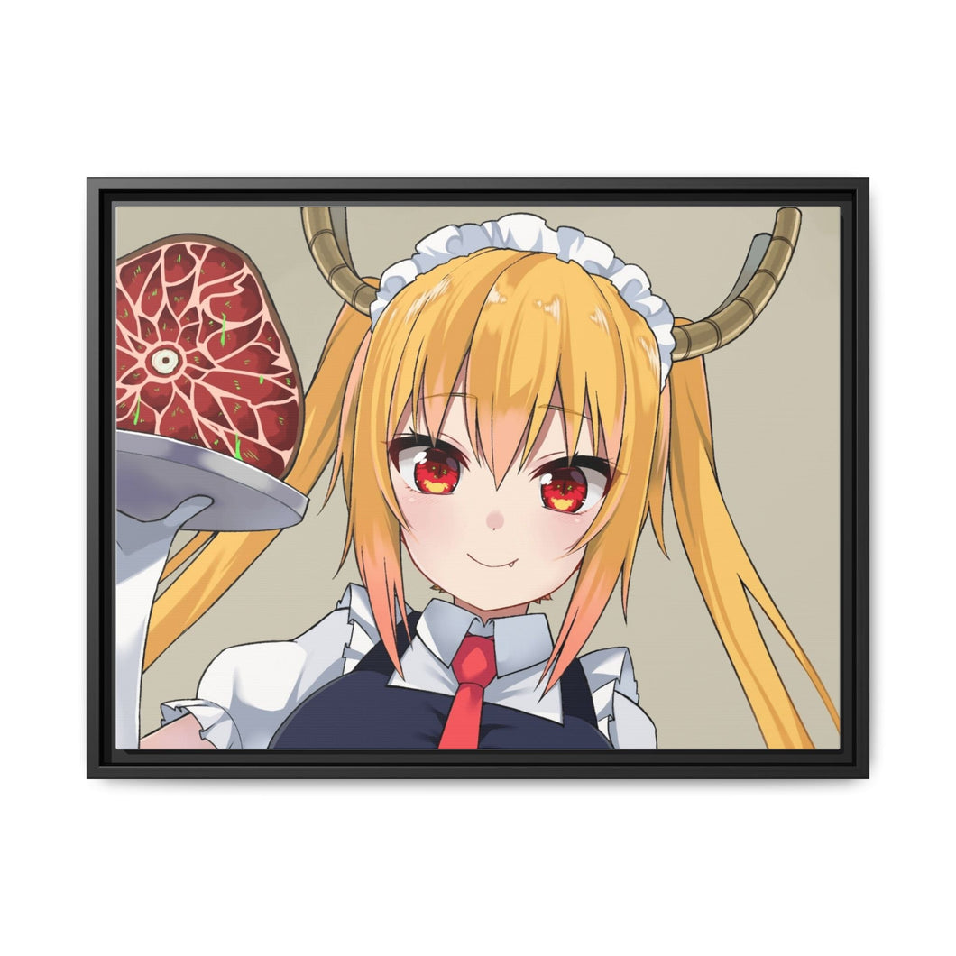 Miss Kobayashi's Dragon Maid Kobayashi San Chi No Maid Dragon, Tohru Canvas Framed Art Print