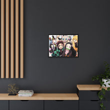 Load image into Gallery viewer, Demon Slayer: Kimetsu no Yaiba Canvas Framed Art Print

