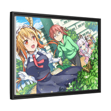 Load image into Gallery viewer, Anime Miss Kobayashi&#39;s Dragon Maid Canvas Framed Art Print
