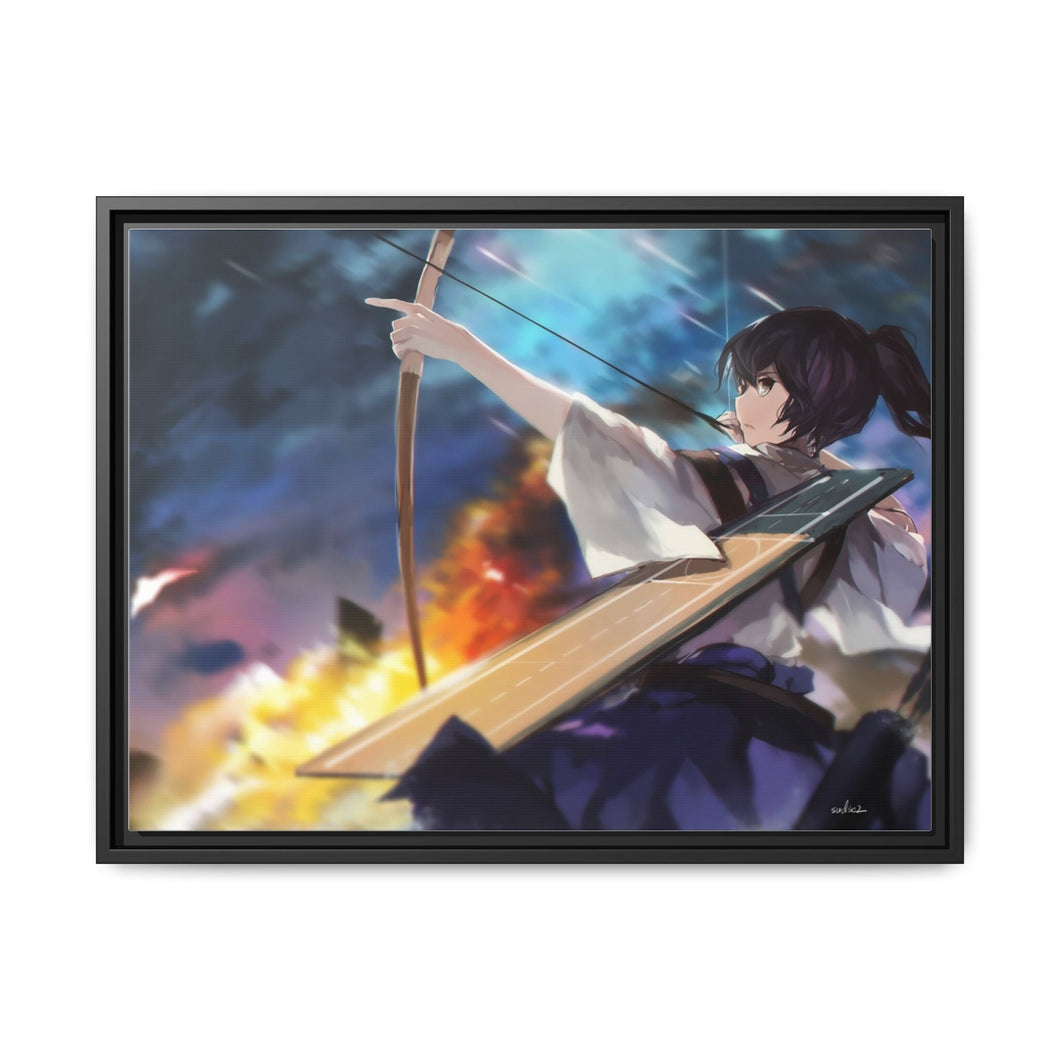 Anime Kantai Collection Canvas Framed Art Print